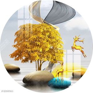 Tranh treo tường 3D đẹp cho phòng khách hiện đại
