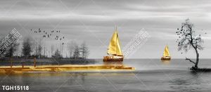 Tranh treo tường ghép bộ nhiều tấm đẹp hiện đại