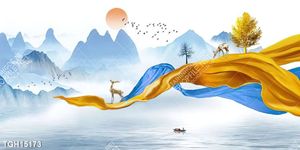 Tranh ghép tráng gương treo trang trí tường