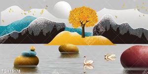 Tranh treo tường phòng khách đẹp, sang trọng và hiện đại