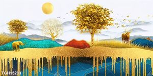 Tranh treo tường trang trí phong cảnh nghệ thuật 