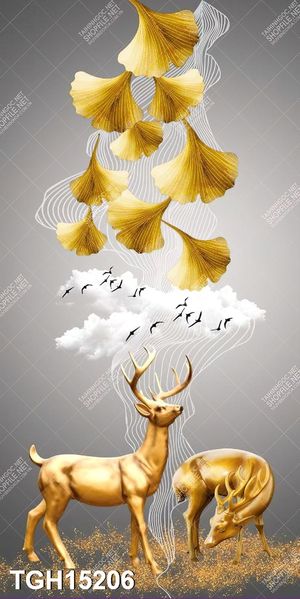 Tranh ghép theo bộ trang trí tường nhà độc đáo