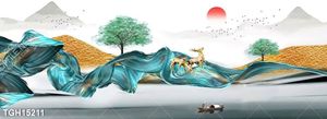 Tranh decor phong cách nội thất tối giản