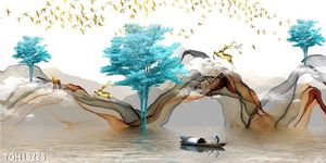 Tranh treo tường ghép bộ nhiều tấm đẹp hiện đại