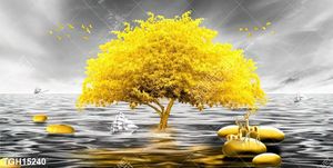 Tranh treo tường ghép bộ nhiều tấm đẹp hiện đại