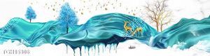 Tranh treo tường trang trí phong cảnh nghệ thuật 