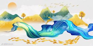 Tranh ghép theo bộ trang trí tường nhà độc đáo