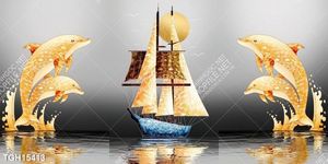 Tranh treo tường 3D đẹp cho phòng khách hiện đại