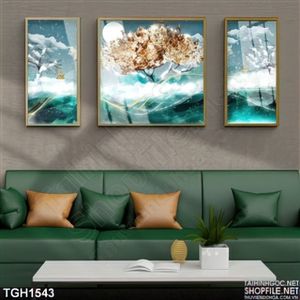 Tranh trang trí treo tường bộ 3 tranh