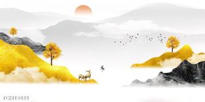 Tranh ghép tráng gương treo trang trí tường