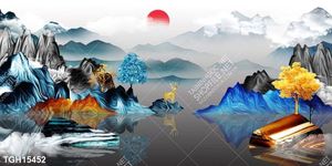Tranh treo tường ghép bộ hiện đại và đẹp