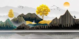 Tranh decor 3D trang trí độc đáo