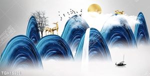 Tranh ghép tráng gương treo trang trí tường