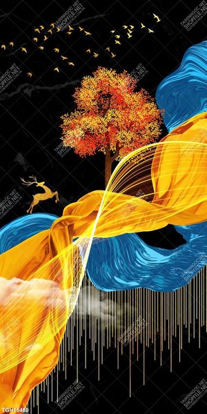 Tranh treo tường trang trí phong cảnh nghệ thuật 
