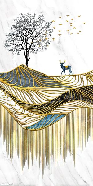 Tranh ghép 3d in vải canvas