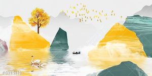 Tranh ghép tráng gương treo trang trí tường