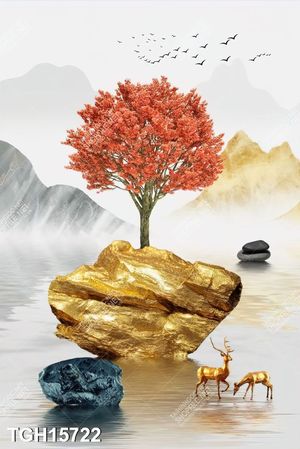 Tranh ghép tráng gương treo trang trí tường