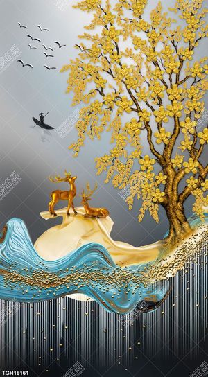 Tranh treo tường ghép bộ nhiều tấm đẹp hiện đại