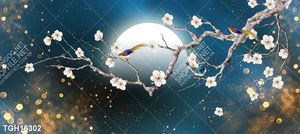 Tranh ghép tôn vẻ đẹp mảng tường trắng
