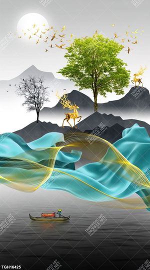 Tranh decor 3D trang trí độc đáo