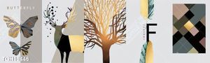Tranh decor phong cách nội thất tối giản