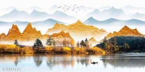Tranh decor phong cách nội thất tối giản