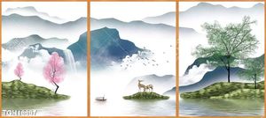 Tranh treo tường trang trí phong cảnh nghệ thuật 