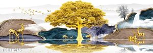 Tranh decor phong cách nội thất tối giản