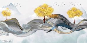 Tranh canvas decor phòng khách đẹp hiện đại