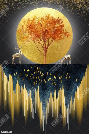 Tranh decor 3D trang trí độc đáo