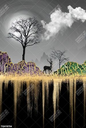 Tranh ghép 3d in vải canvas