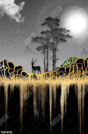 Tranh ghép tráng gương treo trang trí tường