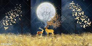 Tranh decor 3D trang trí độc đáo