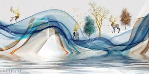 Tranh treo tường phòng khách đẹp, sang trọng và hiện đại