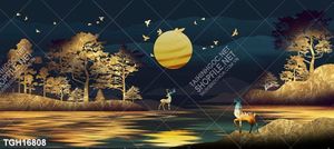 Tranh ghép tráng gương treo trang trí tường