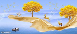 Tranh ghép tráng gương treo trang trí tường