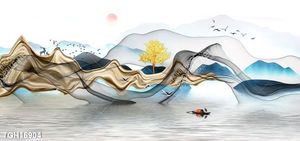 Tranh treo tường ghép bộ nhiều tấm đẹp hiện đại