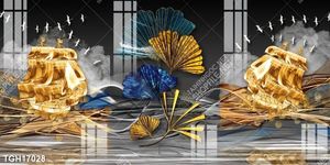 Tranh ghép tráng gương treo trang trí tường