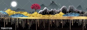 Tranh ghép tráng gương treo trang trí tường