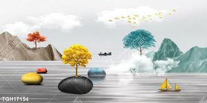Tranh treo tường phòng khách đẹp nhất