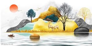 Tranh decor nghệ thuật đẹp