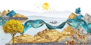 Tranh treo tường trang trí phong cảnh nghệ thuật 