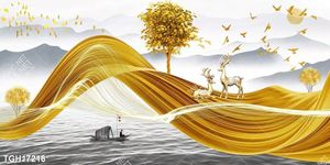 Tranh decor 3D trang trí độc đáo
