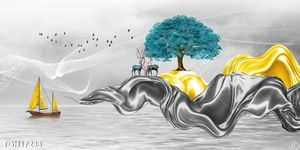 Tranh ghép tráng gương treo trang trí tường