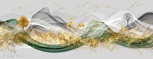 Tranh treo tường ghép bộ nhiều tấm đẹp hiện đại