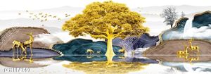 Tranh decor phong cách nội thất tối giản