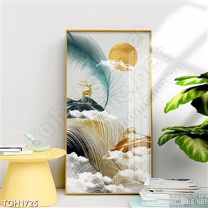 Tranh treo tường phòng khách sang trọng