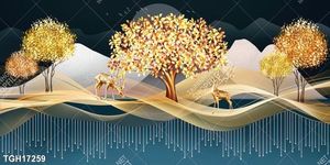 Tranh treo tường trang trí phong cảnh nghệ thuật 