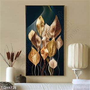 Tranh dán tường những chiếc lá nghệ thuật