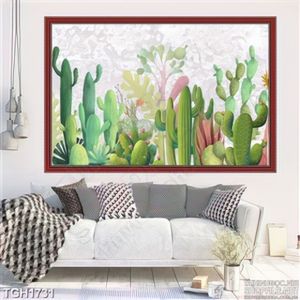 Tranh cây xương rồng đẹp